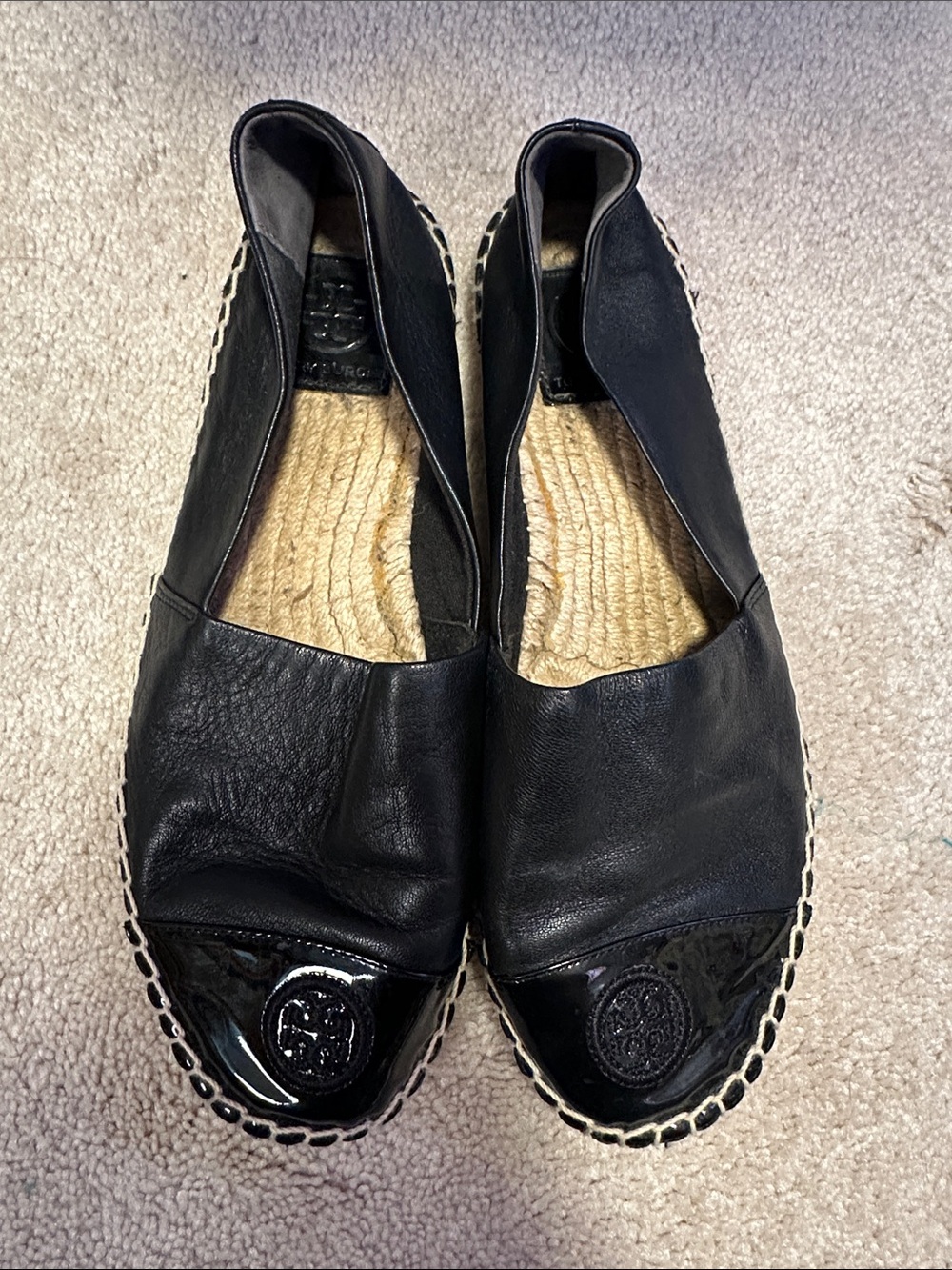 Tory Burch Colorblock Espadrille Flats